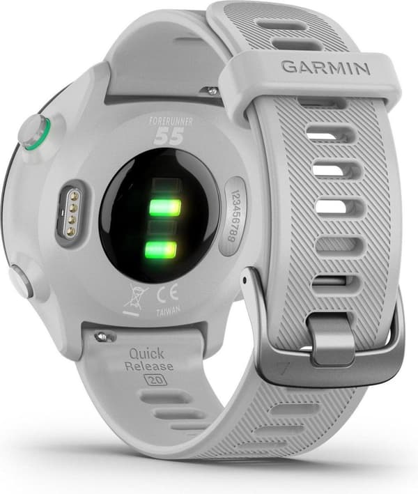 Garmin Forerunner 55 Running Watch - Sportklocka med GPS Tracker - Lämplig för löpning - Whitestone