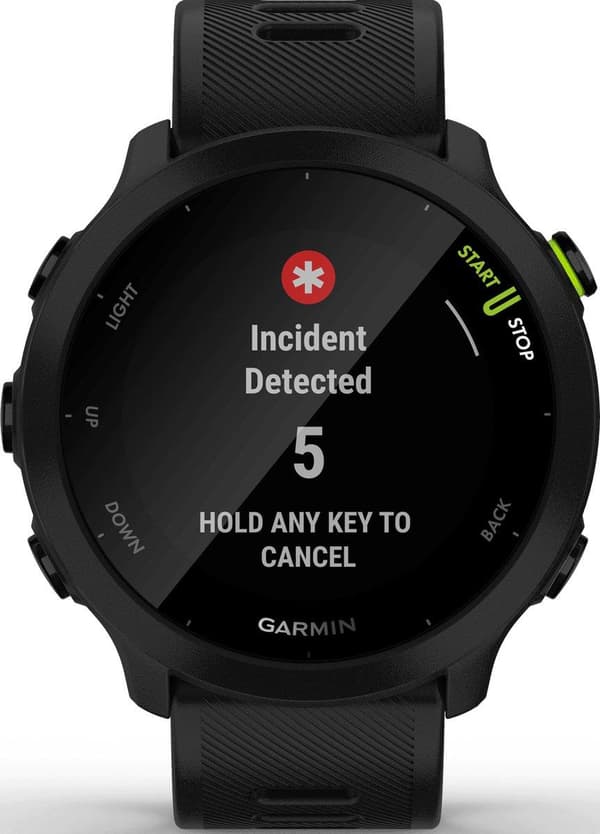 Garmin Forerunner 55 Running Watch - Sportklocka med GPS Tracker - Lämplig för löpning - Träna med Garmin Coach - Svart