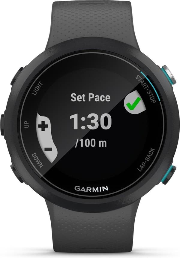 Garmin Swim 2 Smartwatch - Vattentät Simklocka - Med GPS Tracker - 5ATM Vattentät - Svart
