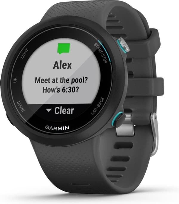 Garmin Swim 2 Smartwatch - Vattentät Simklocka - Med GPS Tracker - 5ATM Vattentät - Svart
