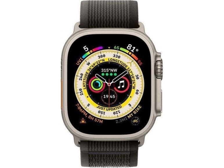 Smartwatch Apple SMARTWATCH ULTRA 49MM CELL./TITANIUM/BLACK/GR. MQFW3