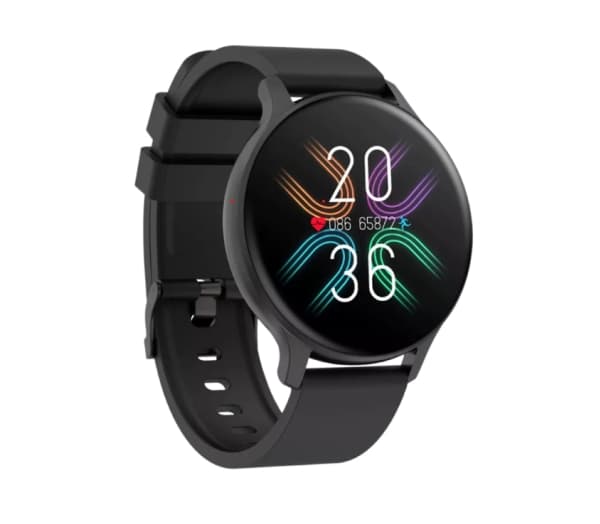 Canyon SW-68 - Metall - smartklokke med stropp - silikon - display 1.28" - 64 MB - Bluetooth - 50.6 g - svart