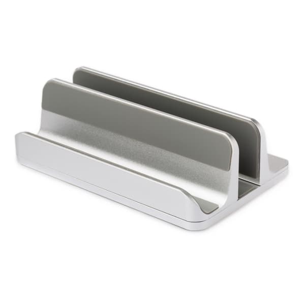 Desire2 Dubbelt Bordsställ för Tablets Mac/Ultrabooks Justerbar Aluminium Silver