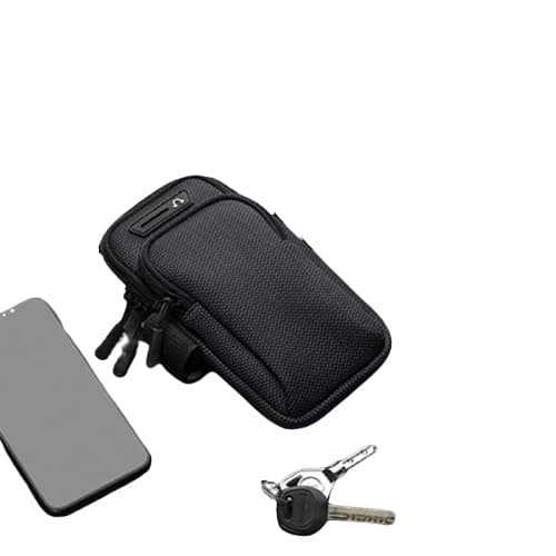Armbåndveske med hodetelefoninngang, Svart