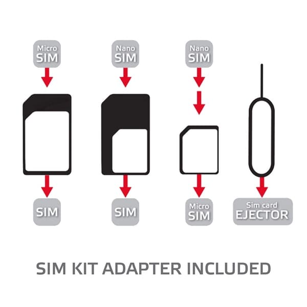 Celly SIM-kit SIM-kortadaptere 3-pakning