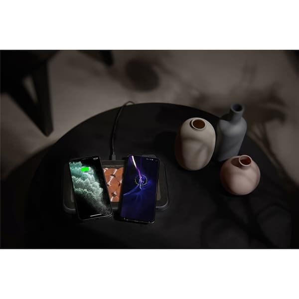 Zens Dual Bordsladdare  QI Liberty 16 coils 2x15W Glass Top Edition (Apple & Samsung QC)