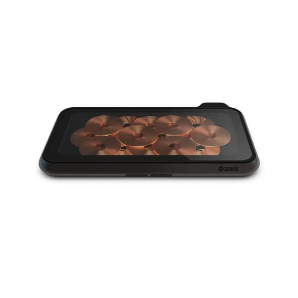 Zens Dual Bordsladdare  QI Liberty 16 coils 2x15W Glass Top Edition (Apple & Samsung QC) Svart, Koppar