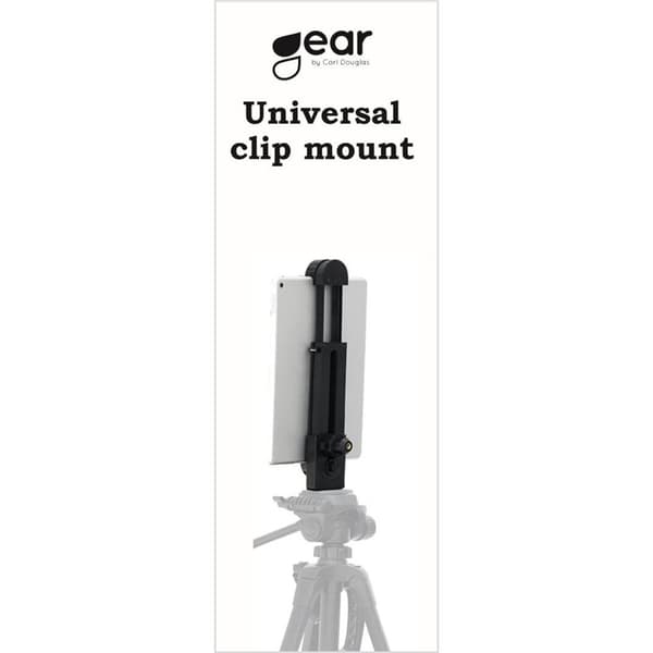 Gear Tablethållare Foto för Stativ Svart Med infästning för 1/4" Stativgänga