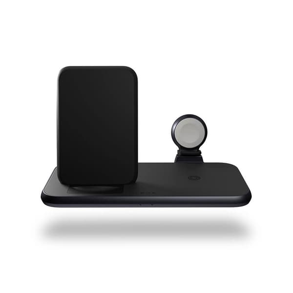 ZENS 4in1 QI Pöytälaturi 10W sis 45W USB-C PD Musta