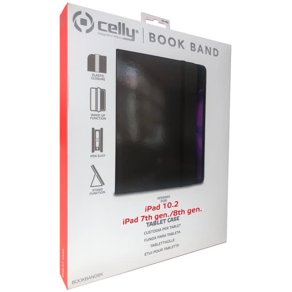 Celly BookBand Booklet iPad 10,2" Gen 7/8/9