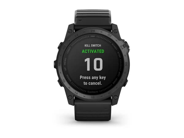Garmin Tactix 7 - Standard Edition - 51 mm - fiberforsterket polymer - Ja sportsur med bånd - silikon - svart - håndleddstørrelse: 127-210 mm - displ