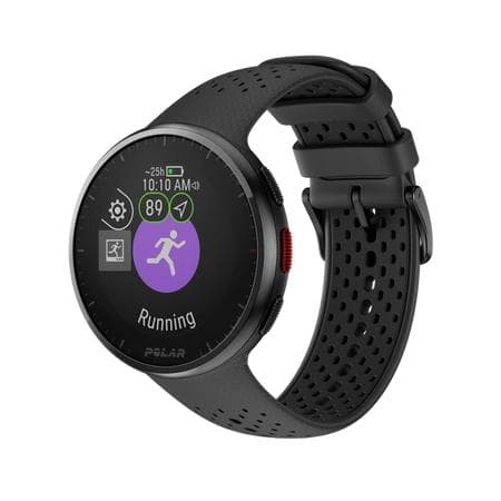Polar Pacer Pro - Carbon Grey - smart ur med bånd - grå - båndstørrelse: S/L - skærm 3 cm (1,2") - 32 MB - Bluetooth - 23 g