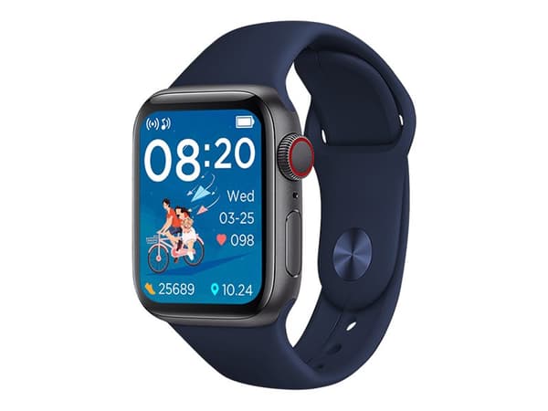 Tracer Fun TW7 - Smartklokke med stropp - marineblå - display 1.83" - 32 MB - Bluetooth - 53 g