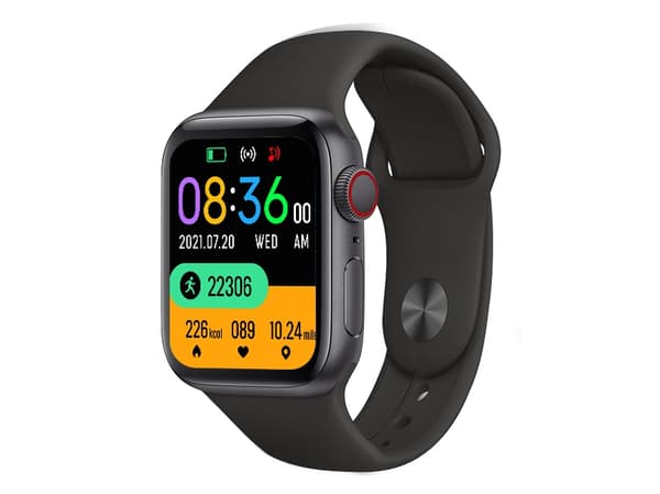 Tracer Fun TW7 - Smart klocka med rem - svart - display 1.83" - 32 MB - Bluetooth - 53 g