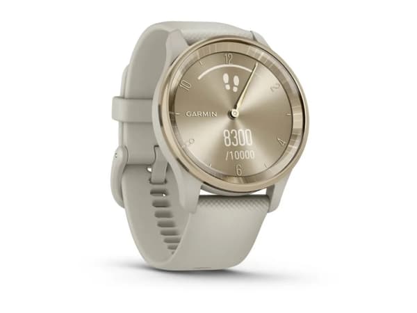 Garmin vívomove Trend - 40 mm - fransk grått - smartklokke med bånd - silikon - håndleddstørrelse: 125-190 mm - monokrom - Bluetooth, ANT+ - 28.3 g