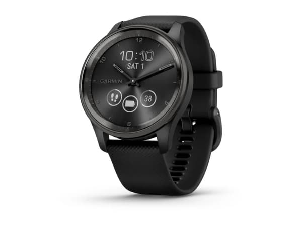 Garmin vívomove Trend - 40 mm - svart - smart klocka med band - silikon - handledsstorlek: 125-190 mm - monokrom - Bluetooth, ANT+ - 28.3 g