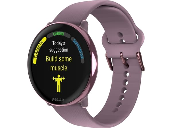Polar Ignite 3 - Sportsur med bånd - silikon - båndbredde: S/L - display 1.28" - 32 MB - Bluetooth - 35 g - purpur støv
