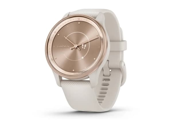 Garmin vívomove Trend - 40 mm - elfenben - smart klocka med band - silikon - handledsstorlek: 125-190 mm - monokrom - Bluetooth, ANT+ - 28.3 g