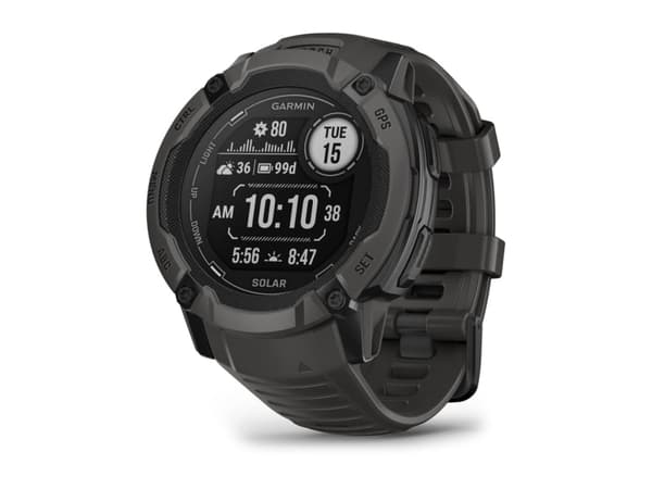 Garmin Instinct 2X Solar - 50 mm - fiberförstärkta polymerer - Ja smart klocka med band - handledsstorlek: 145-228 mm - monokrom - 64 MB - Bluetooth,