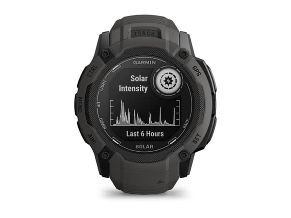 Garmin Instinct 2X Solar - 50 mm - fiberförstärkta polymerer - Ja smart klocka med band - handledsstorlek: 145-228 mm - monokrom - 64 MB - Bluetooth,