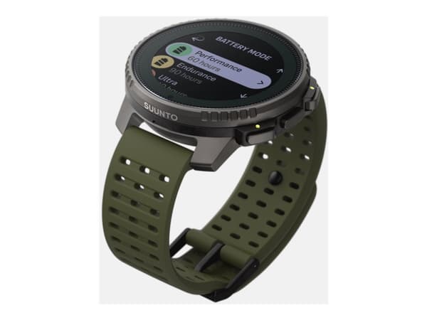Suunto Vertical - Glasfiberarmerad polyamid - sportklocka med rem - silikon - handledsstorlek: 125-175 mm - display 1.4" - Bluetooth - 74 g  - titani