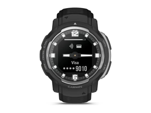Garmin Instinct Crossover - Standard Edition - 45 mm - fiberförstärkta polymerer - sportklocka med band - silikon - handledsstorlek: 135-230 mm - mon