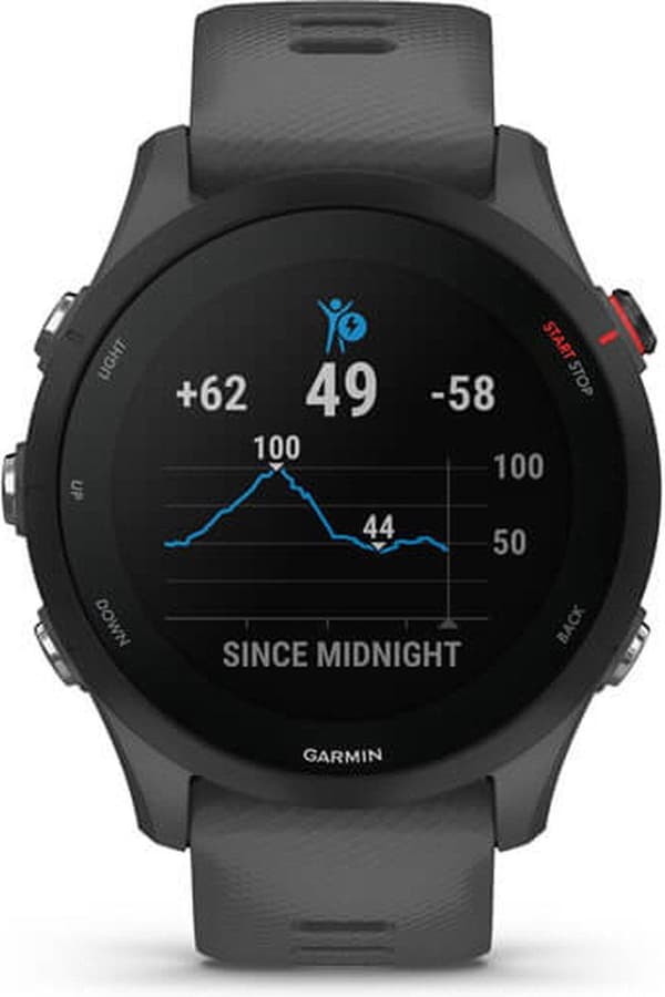 Garmin Forerunner 255 1,3" MIP 46mm grå GPS (010-02641-10)
