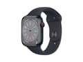 Miniatyrbild 4 av 5: Apple Watch Series 8 (GPS + Cellular) - 45 mm - midnight aluminium - smart klocka med sportband - fluoroelastomer - midnatt - bandstorlek: normal - 3