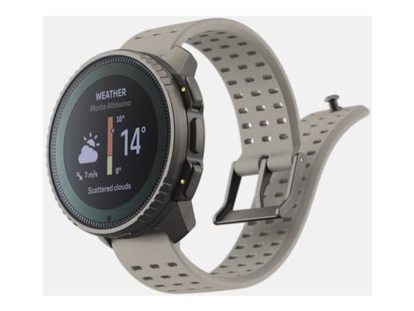 Suunto Vertical - Glasfiberarmerad polyamid - sportklocka med rem - silikon - handledsstorlek: 125-175 mm - display 1.4" - Bluetooth - 74 g  - titani