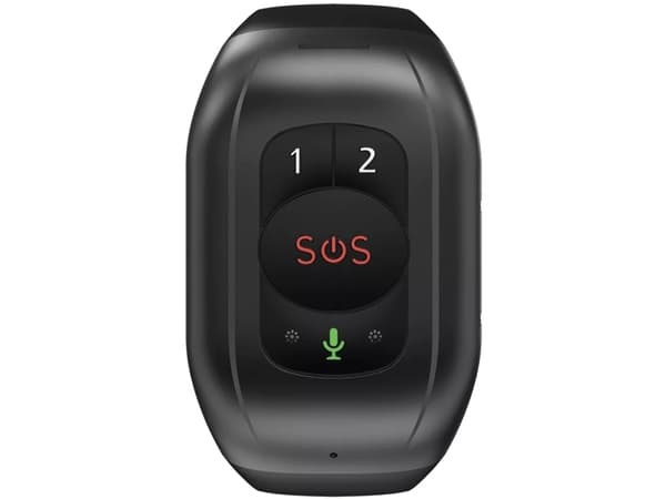 Canyon ST-02, Midjebelte-aktivitetsmåler, LED, GPS, 1000 mAh, Vanntett, IP67 Sort