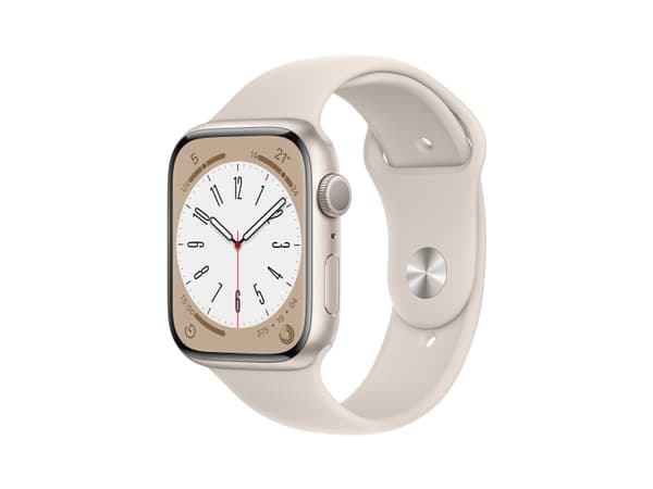 Apple Watch Series 8, OLED, Kosketusnäyttö, 32 GB, Wi-Fi, GPS (satelliitti), 38,8 g