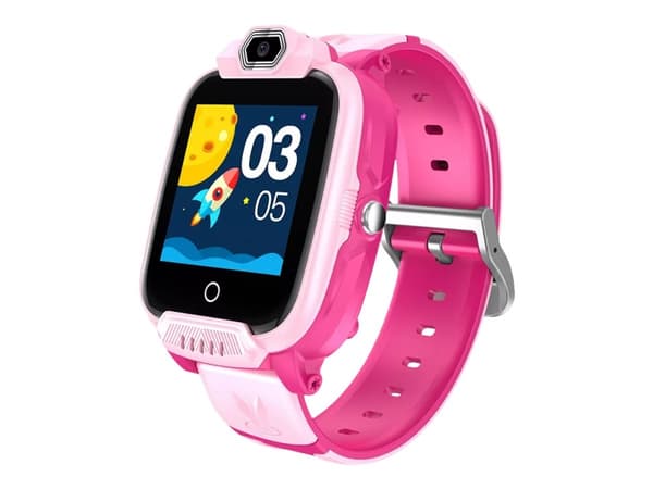 Canyon Kids Jondy KW-44 - Rosa - smartklokke med bånd - håndleddstørrelse: 230-20mm - display 1.4" - 192 MB - LTE - 4G - 48 g