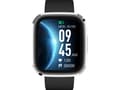 Miniatyrbild 1 av 2: Garett GRC Style Smartwatch, silverfärgad boett med svart silikonarmband