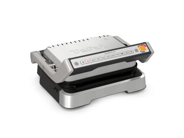 Tefal OptiGrill 2in1 GC772D, Rustfritt stål, Rektangulær, Knapper, 600 cm², 30 x 20 mm, 1 zone(s)