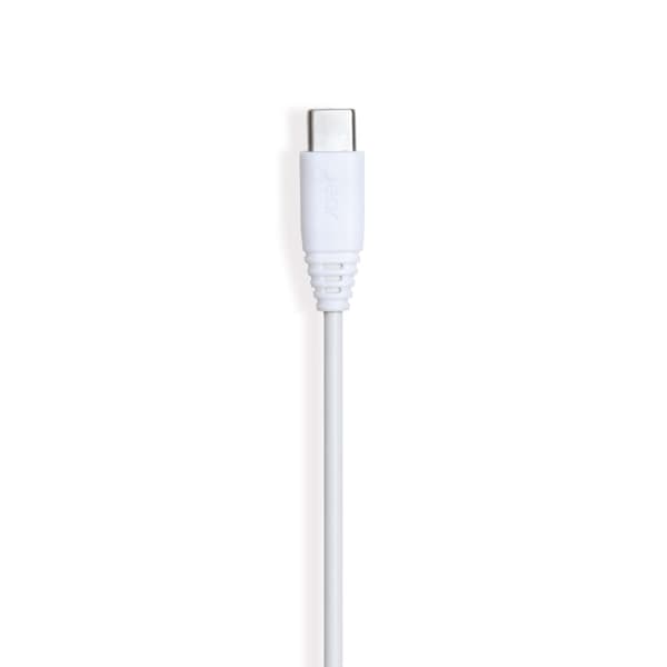 Gear Ladekabel USB-A-USB-C 2.0 0,3m Rundt Kabel Hvid