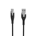 Miniatyrbillede 1 af 5: Gear Laddkabel PRO USB-A till USB-C 2.0 1.5m Svart Kevlarkabel med Metallkopplingar