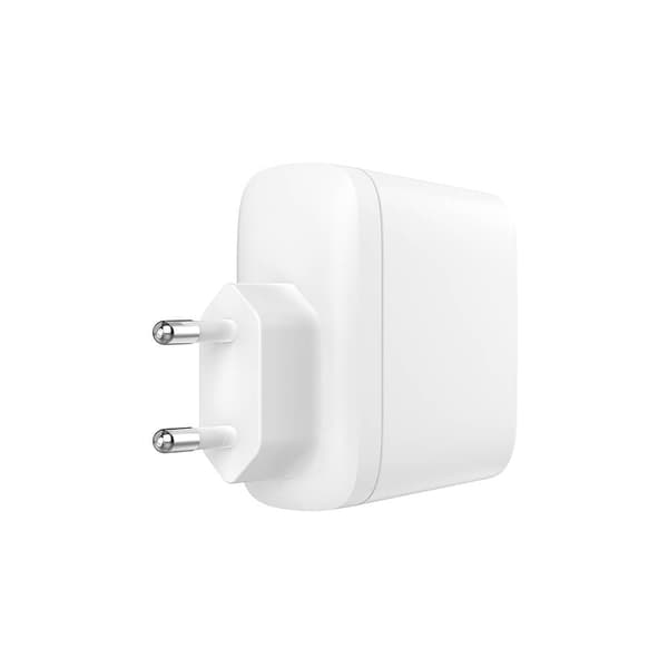 Gear Oplader 220V 2xUSB-C PD 60W Hvid
