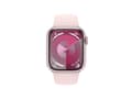 Miniatyrbild 2 av 5: Apple Watch Series 9 (GPS) - 41 mm - rosa aluminium - smart klocka med sportband - fluoroelastomer - ljusrosa - bandstorlek: M/L - 64 GB - Wi-Fi, Blu