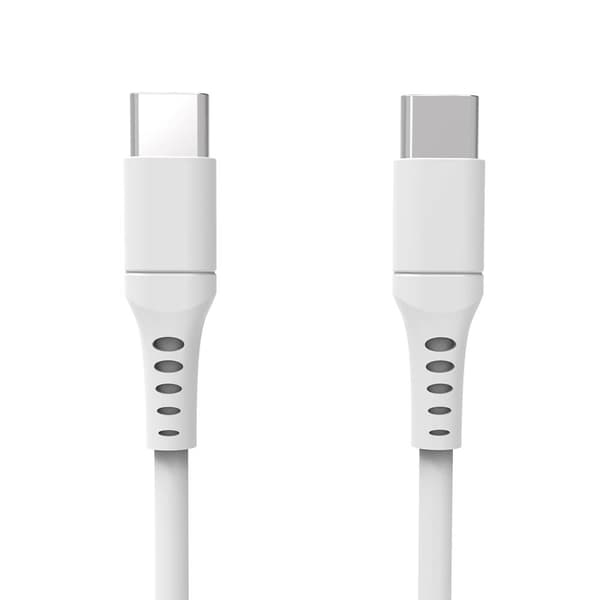 Gear Ladekabel USB-C til USB-C 2.0 3m Kabel Hvit