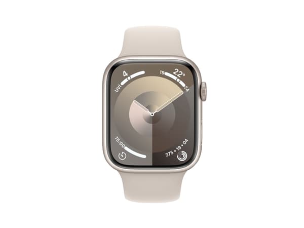 Apple Watch Series 9 , Touchscreen, 64 GB, Wi-Fi, GPS (satellite), 38.7 g