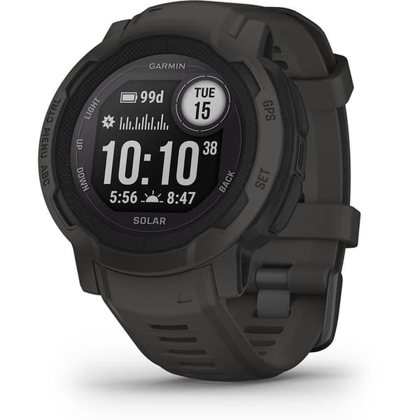 Garmin Rannekello Instinct 2 Solar Musta