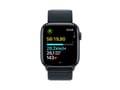 Miniatyrbild 5 av 5: Apple Watch SE (GPS) - 2a generation - 44 mm - midnattsaluminium - smart klocka med sportögla - vävd nylon - midnatt - handledsstorlek: 145-220 mm -