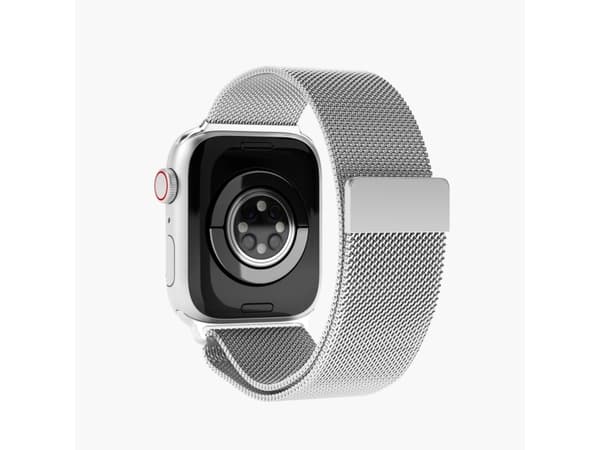 Vonmählen Milanese Loop, Band, Smartklokke, Sølv, Apple, Apple Watch 38 mm | 40 mm | 41 mm, Rustfritt stål