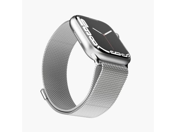 Vonmählen Milanese Loop, Band, Smartklokke, Sølv, Apple, Apple Watch 38 mm | 40 mm | 41 mm, Rustfritt stål