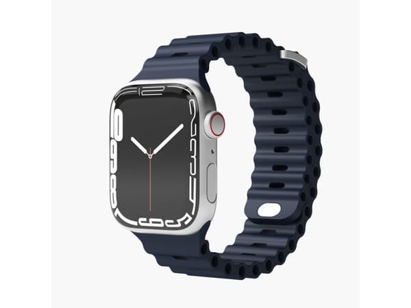Vonmählen Wave Band, Band, Smartklokke, Blå, Apple, Apple Watch 38 mm | 40 mm | 41 mm, Silikon