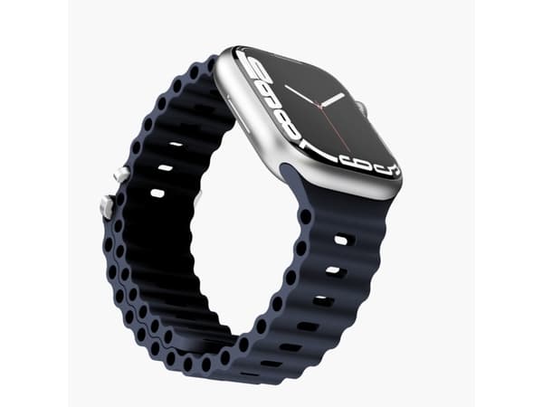 Vonmählen Wave Band, Band, Smartklokke, Blå, Apple, Apple Watch 38 mm | 40 mm | 41 mm, Silikon
