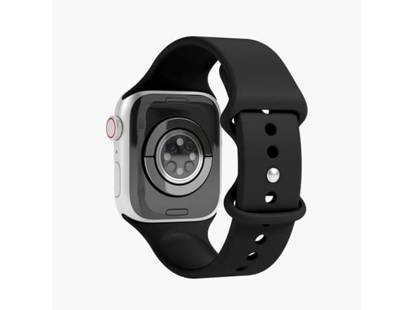 Vonmählen Classic, Yhtye, Älykello, Musta, Apple, Apple Watch 38 mm | 40 mm | 41 mm, Silikoni