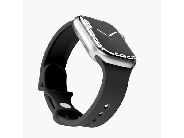 Vonmählen Classic, Yhtye, Älykello, Musta, Apple, Apple Watch 38 mm | 40 mm | 41 mm, Silikoni