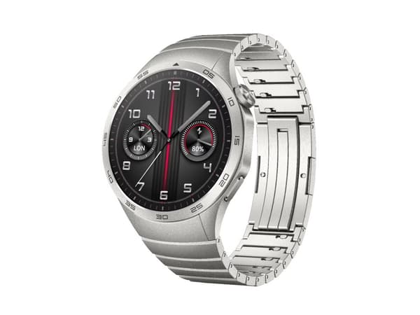 Huawei | Klokke GT 4 (46mm) - Smartklokke med reim - håndleddsstørrelse: 140-210 mm - Rustfritt stål