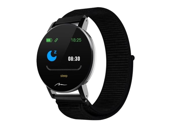 Media-Tech ACTIVEBAND THAITI MT871 - Smart klocka med rem - nylon - display 1.3" - Bluetooth - 14 g